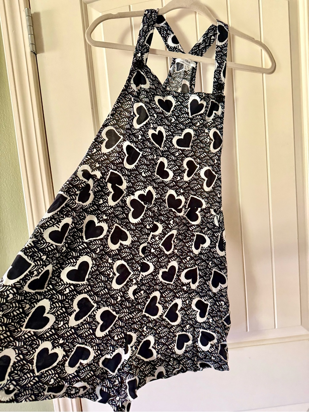 Cotton On Black and White Playful Romper